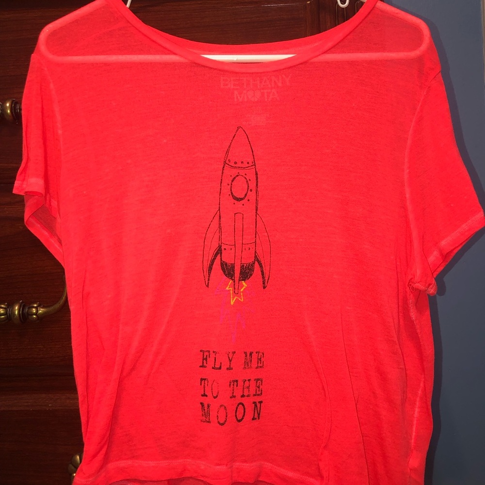 Bright Orange Loose Top